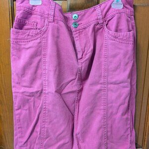 Women's denim look skirt, size 12